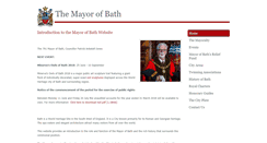 Desktop Screenshot of mayorofbath.co.uk