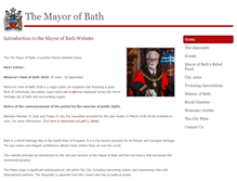 Tablet Screenshot of mayorofbath.co.uk